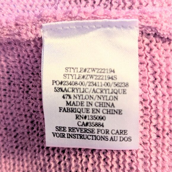 Pink Z Supply Beach Sweater Womens M Acrylic Nylon Blend - Picture 4 of 6